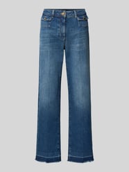 Jeans in Used-look met franjes van Luisa Cerano - 5