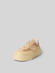 Plateau-Sneaker mit Belüftungslöchern von MM6 Maison Margiela Beige - 36