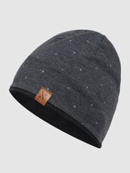 Beanie met stippenmotief van Maximo Grijs / zwart - 34