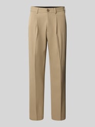 Tapered Fit Chino mit Viskose-Anteil von Selected Homme Beige - 13