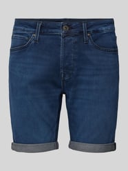Regular Fit Jeansshorts im 5-Pocket-Design von Jack & Jones Blau - 23