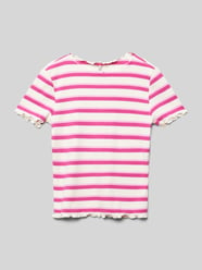 T-Shirt mit Allover-Muster Modell 'KOGEVIG' von Only Pink - 38
