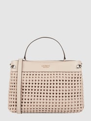 Handtasche in Leder-Optik Modell 'Sicilia' von Guess Beige - 5