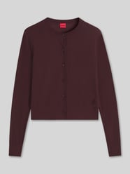 Regular Fit Strickjacke aus Woll-Mix mit Lyocell-Kaschmir-Anteil Modell 'Sfabro' von HUGO Bordeaux - 43