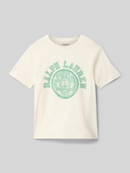 T-shirt met labelprint van Polo Ralph Lauren Teens - 14