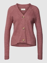 Cardigan mit Knopfleiste Modell 'CAROL' von Only Rot - 45
