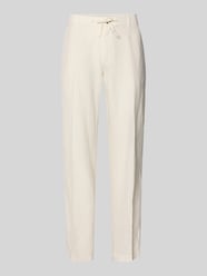 Straight Leg Leinenhose mit Tunnelzug Modell 'LEROY' von Selected Homme - 35