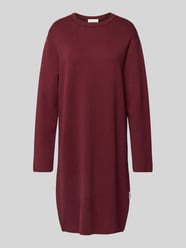 Knielanges Sweatkleid mit Rundhalsausschnitt Modell 'ROSANNIAAS' von Armedangels Bordeaux - 9