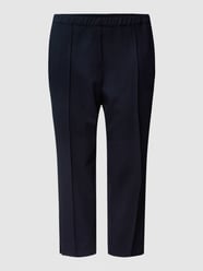 PLUS SIZE broek met paspels, model 'LAS VEGAS' van Samoon Blauw / turquoise - 11