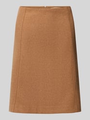 Knielanger Rock mit Reißverschluss von Christian Berg Woman - 36
