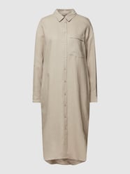 Blousejurk met borstzak van White Label Beige - 23