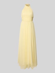 Sukienka koktajlowa z wiązaniem na szyi z tasiemką w talii od Lace & Beads - 12