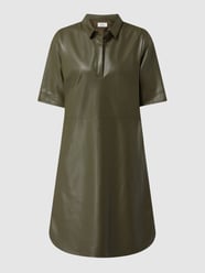 Sukienka z imitacji skóry  od ROBE LÉGÈRE Zielony - 20