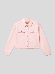 Jeansjack met labeldetails, model 'BAGGY' van Levi’s® Kids Roze - 18