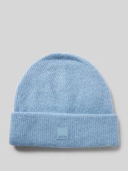 Beanie mit Label-Detail von Marc O'Polo Denim Blau - 42