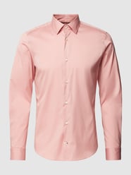 Slim Fit Business-Hemd mit Kentkragen von JOOP! Rot - 26