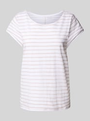 T-Shirt mit Kappärmeln von Christian Berg Woman Beige - 26