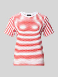T-Shirt mit Strukturmuster und Rundhalsausschnitt von monari - 11