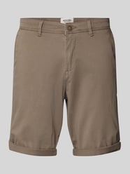 Regular fit bermuda met steekzakken, model 'IBOWIE' van Jack & Jones Beige - 36