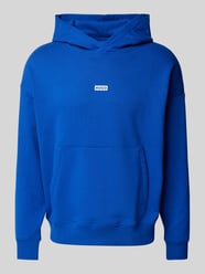 Hoodie mit Label-Print Modell 'Nazardo' von Hugo Blue - 6