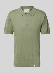 Slim Fit Poloshirt mit Label-Detail von Colours & Sons - 22