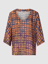 Blouse met all-over motief van Lanius Oranje - 20