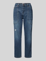 Baggy Fit Jeans im 5-Pocket-Design Modell 'Iowa' von MAC Blau - 3