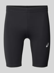 Slim Fit fietsbroek met logoprint model 'Core' van ASICS TIGER - 4
