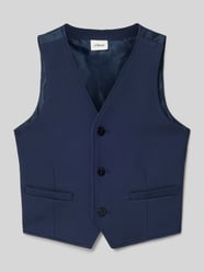 Kamizelka z mieszanki wiskozy, krój regular fit od s.Oliver RED LABEL - 22
