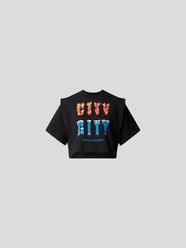 T-Shirt mit Motiv von Paco Rabanne Grau / Schwarz - 46