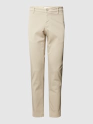 Hose mit Label-Details Modell 'AATHAN' von Armedangels Beige - 3