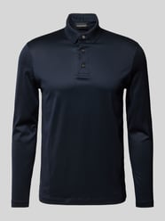 Poloshirt mit überschnittenen Schultern von Emporio Armani Blau - 32