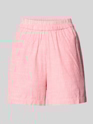 Loose Fit Shorts aus Baumwoll-Leinen-Mix Modell 'APIA' von Pieces Pink - 6