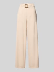 Loose Fit Weite Hose aus Viskose-Mix von s.Oliver BLACK LABEL Beige - 5