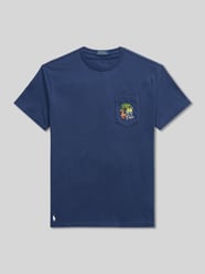 męski t-shirt o kroju regular fit z czystej bawełny z nadrukiem z tyłu od Polo Ralph Lauren - 23