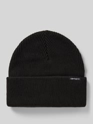 Beanie mit Label-Detail Modell 'GORDAN' von Carhartt Work In Progress Schwarz - 45