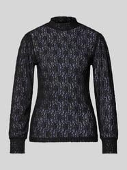 Bluzka z długim rękawem z półprzezroczystego materiału od Christian Berg Woman - 19