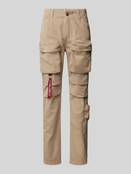 Regular Fit Cargohose mit Gürtelschlaufen Modell 'Tactical Pant' von Alpha Industries Beige - 24