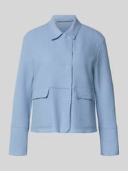 Blazer van scheerwol met platte kraag van WHITE LABEL - 35