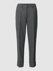 Stoffen broek met verkorte pasvorm, model 'KRYSTAL' van Cambio Grijs - 35