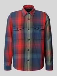 Kurtka koszulowa o kroju regular fit z kieszeniami na piersi model ‘SHIRT JACKET’ od LERROS - 33