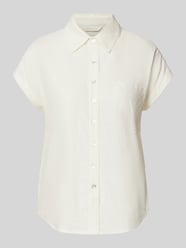 Slim fit overhemdblouse met kapmouwen van Apricot - 44