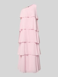 Ausgestelltes Maxikleid mit Rüschendetail Modell 'FELICIA' von VERO MODA Pink - 42