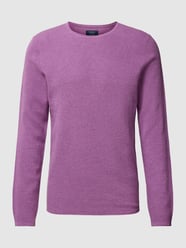 Gebreide pullover met ronde hals van MCNEAL Fuchsia - 9