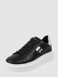 Sneakersy ze skóry model ‘Kapri’ od Karl Lagerfeld Czarny - 22