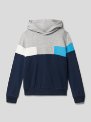 Hoodie im Colour-Blocking-Design von s.Oliver RED LABEL Blau - 10