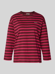 Bluzka z długim rękawem o kroju comfort fit z czystej bawełny model ‘BANILLA’ od Pepe Jeans - 15