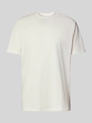 T-shirt met geribde ronde hals van ARMANI EXCHANGE - 34