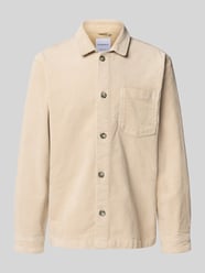 Modern fit overhemdjack met borstzak, model 'Superflex' van Lindbergh - 25