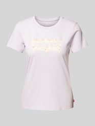 T-Shirt mit Label-Print von Levi's® Lila - 1